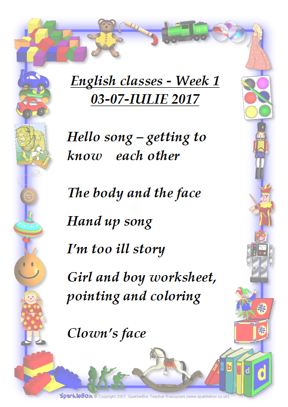 English Classes Week 1 03 07 Iulie 2017